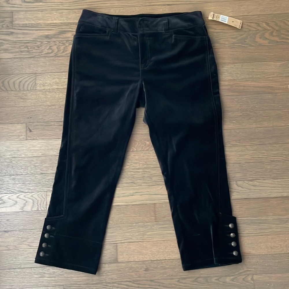 Ralph Lauren velvet cropped pants